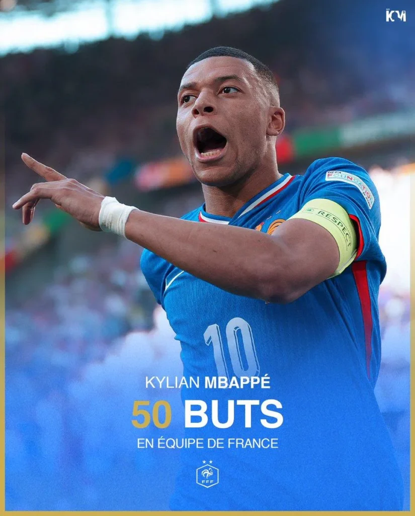 Kylian MbappΓ© 50 goals