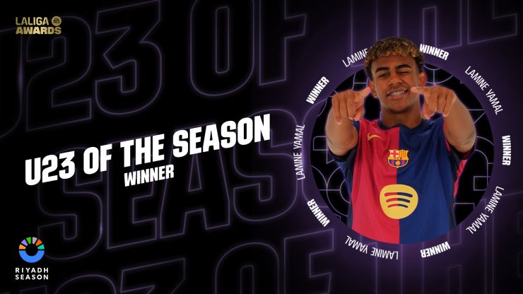 Lamine Yamal La Liga U23 Player of the Season