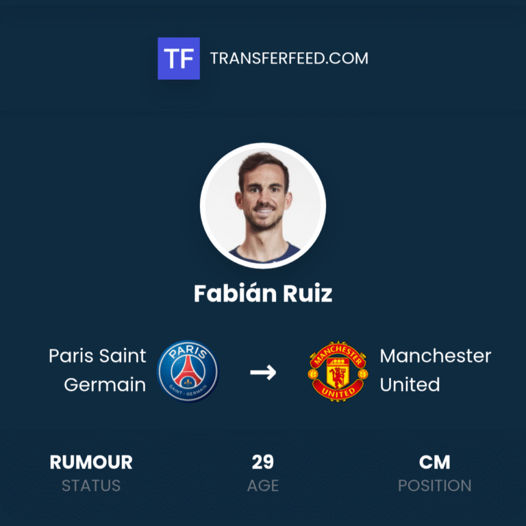 Fabian Ruiz Manchester United transfer