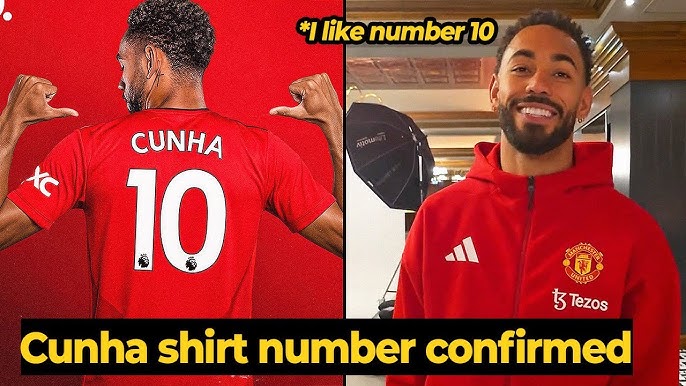 Matheus Cunha Manchester United Number 10